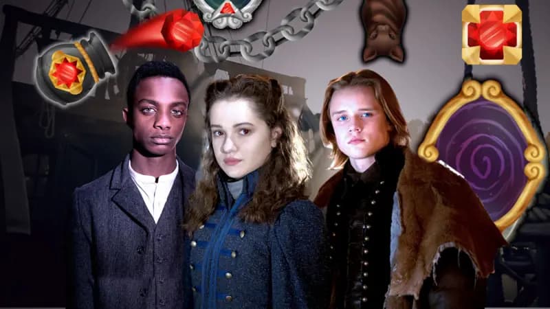 Alissa, Malcom and Lars from Heirs of the Night feature in this new CBBC game based on Heirs of the Night.