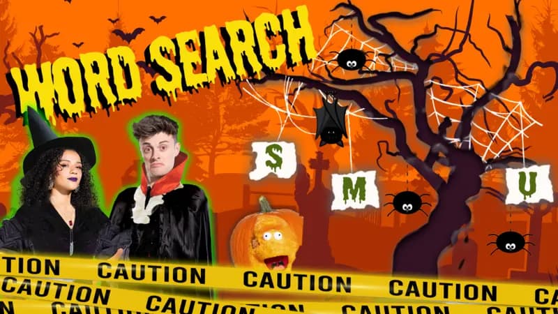 SMU Spooky Word Search  Quiz