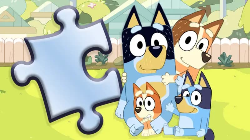 Bluey Jigsaw  Activity