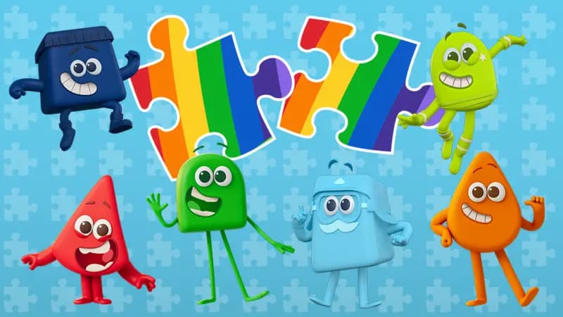 Colourblocks Jigsaw  Activity