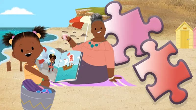JoJo & Gran Gran: Summer Jigsaw. Activity
