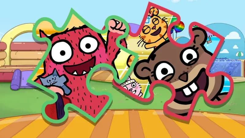 Love Monster Jigsaw Puzzle  Activity