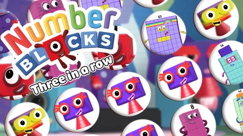 Numberblocks Three in a Row  Activity