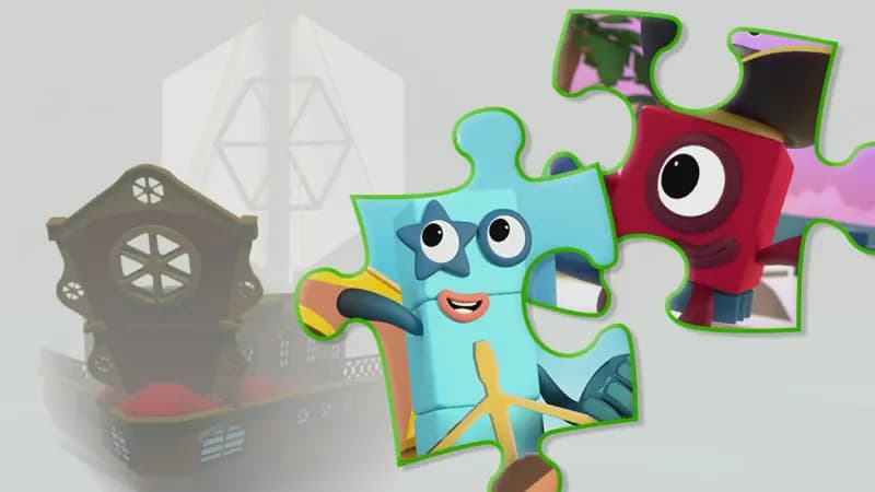 Numberblocks Vs Captain Hexbeard Jigsaw. Activity