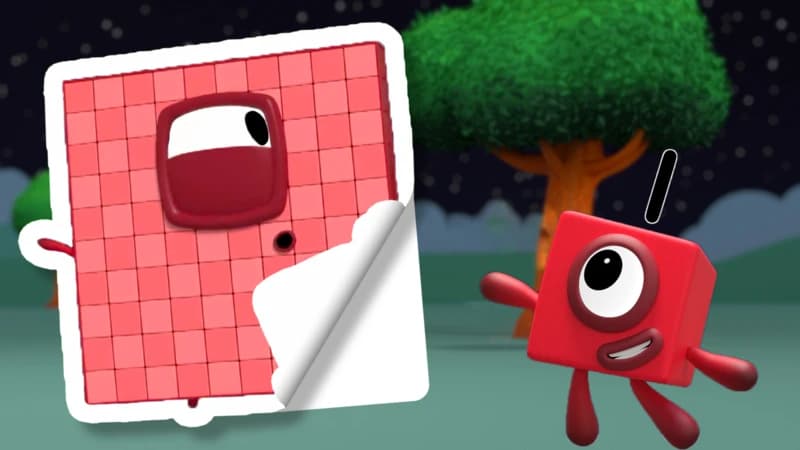 Numberblocks sticker quiz  Activity