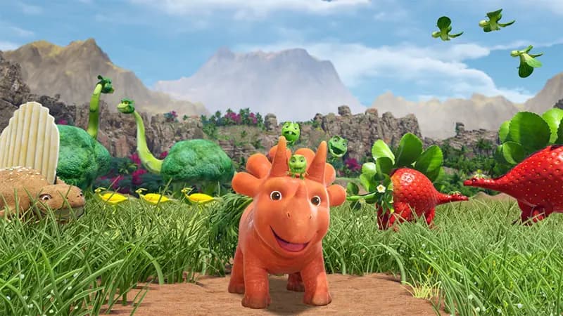 Spot the Vegesaurs. Activity