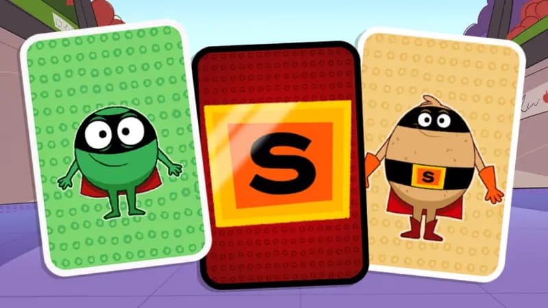 Supertato Snap Card Game. Activity