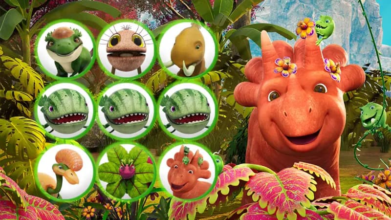 Vegesaurs: Three in a row. Activity