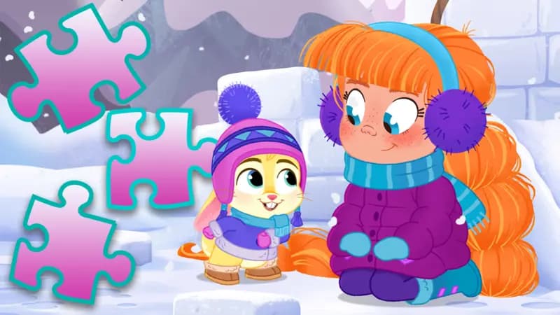 Vida the Vet Winter Jigsaw. Activity