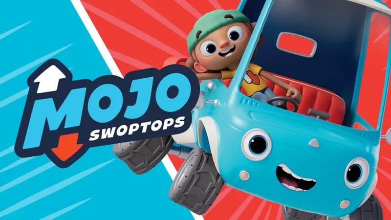 Mojo Swoptops and best buddy Bo.  